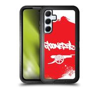 Head Case Designs Officially Licensed Arsenal FC Gunners Graffiti Art Ultra-Armoured Shockproof Case [Military Grade Protection] Compatible With Samsung Galaxy A55 5G