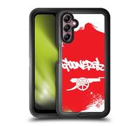 Head Case Designs Officially Licensed Arsenal FC Gunners Graffiti Art Ultra-Armoured Shockproof Case [Military Grade Protection] Compatible With Samsung Galaxy A14 5G