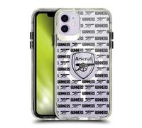 Head Case Designs Officially Licensed Arsenal FC Gunners Pattern Logo Icon Shockproof Bumper Case [Military Grade Protection] Compatible with Apple iPhone 11 and Compatible with MagSafe