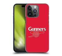 Head Case Designs Officially Licensed Arsenal FC Gunners Red Crest 2 Hard Back Case Compatible With Apple iPhone 14 Pro