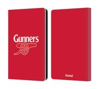 Head Case Designs Officially Licensed Arsenal FC Gunners Red Crest 2 Leather Wallet Case Compatible With Amazon Kindle Paperwhite 6