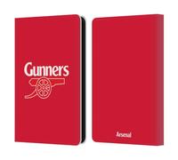 Head Case Designs Officially Licensed Arsenal FC Gunners Red Crest 2 Leather Wallet Case Compatible With Amazon Kindle 11th Gen 6in 2022