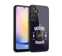 Head Case Designs Officially Licensed Arsenal FC Gunners Typography Gel Armour Case [Military Grade Protection] Compatible With Samsung Galaxy A25 5G