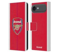 Head Case Designs Officially Licensed Arsenal FC Home 2016/17 Crest Kit Leather Wallet Case Compatible With Apple iPhone 17 Air