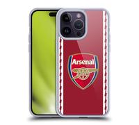 Head Case Designs Officially Licensed Arsenal FC Home 2022/23 Crest Kit Gel Case [Military Grade Protection] Compatible with Apple iPhone 14 Pro Max and Compatible with MagSafe