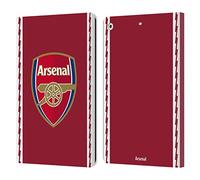 Head Case Designs Officially Licensed Arsenal FC Home 2022/23 Crest Kit Leather Wallet Case Compatible With Apple iPad 10.2 2019/2020/2021