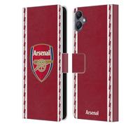 Head Case Designs Officially Licensed Arsenal FC Home 2022/23 Crest Kit Leather Wallet Case Compatible With Samsung Galaxy A05
