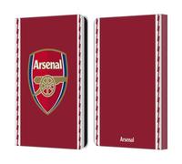 Head Case Designs Officially Licensed Arsenal FC Home 2022/23 Crest Kit Leather Wallet Case Compatible With Amazon Kindle Paperwhite 6