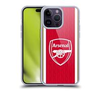 Head Case Designs Officially Licensed Arsenal FC Home 2023/24 Crest Kit Gel Case [Military Grade Protection] Compatible With Apple iPhone 14 Pro Max