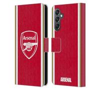 Head Case Designs Officially Licensed Arsenal FC Home 2023/24 Crest Kit Leather Wallet Case Compatible With Samsung Galaxy A25 5G