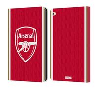 Head Case Designs Officially Licensed Arsenal FC Home 2023/24 Crest Kit Leather Wallet Case Compatible With Apple iPad Air 2 (2014)