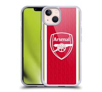 Head Case Designs Officially Licensed Arsenal FC Home 2023/24 Crest Kit Soft Gel Case Compatible With Apple iPhone 13