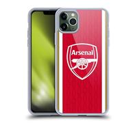 Head Case Designs Officially Licensed Arsenal FC Home 2023/24 Crest Kit Soft Gel Case [Military Grade Protection] Compatible With Apple iPhone 11 Pro Max