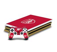 Head Case Designs Officially Licensed Arsenal FC Home 2023/24 Crest Kit Vinyl Sticker Gaming Skin Decal Cover Compatible With Sony PlayStation 4 PS4 Pro Console and DualShock 4 Controller