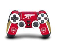 Head Case Designs Officially Licensed Arsenal FC Home 2023/24 Crest Kit Vinyl Sticker Gaming Skin Decal Cover Compatible With Sony PlayStation 4 PS4 DualShock 4 Controller