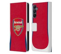 Head Case Designs Officially Licensed Arsenal FC Home 2024/25 Kit Leather Wallet Case Compatible With Samsung Galaxy A05s