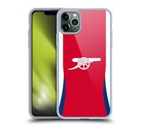 Head Case Designs Officially Licensed Arsenal FC Home 2024/25 Kit Soft Gel Case [Military Grade Protection] Compatible With Apple iPhone 11 Pro Max