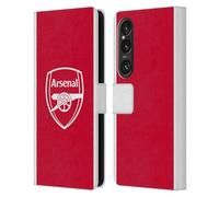 Head Case Designs Officially Licensed Arsenal FC Home 2025/26 Kit Leather Wallet Case Compatible With Sony Xperia 1 VI 5G