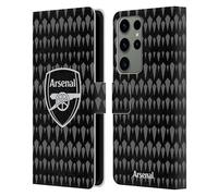 Head Case Designs Officially Licensed Arsenal FC Home Goalkeeper 2023/24 Crest Kit Leather Wallet Case Compatible With Samsung Galaxy S23 Ultra 5G