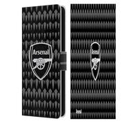 Head Case Designs Officially Licensed Arsenal FC Home Goalkeeper 2023/24 Crest Kit Leather Wallet Case Compatible With Samsung Galaxy S25 FE