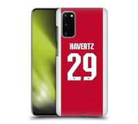 Head Case Designs Officially Licensed Arsenal FC Kai Havertz 2025/26 Players Home Kit Hard Back Case Compatible With Samsung Galaxy S20 / S20 5G