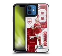 Head Case Designs Officially Licensed Arsenal FC Martin Ødegaard 2022/23 First Team Gel Armour Case [Military Grade Protection] Compatible With Apple iPhone 12 / iPhone 12 Pro