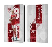 Head Case Designs Officially Licensed Arsenal FC Martin Ødegaard 2022/23 First Team Leather Wallet Case Compatible With Amazon Kindle 11th Gen (2024)