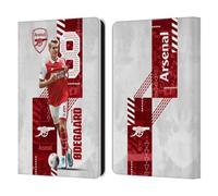 Head Case Designs Officially Licensed Arsenal FC Martin Ødegaard 2022/23 First Team Leather Wallet Case Compatible With Amazon Kindle Paperwhite 6