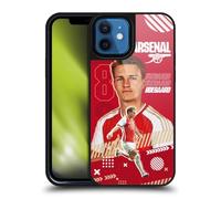Head Case Designs Officially Licensed Arsenal FC Martin Ødegaard 2023/24 First Team Gel Armour Case [Military Grade Protection] Compatible With Apple iPhone 12 / iPhone 12 Pro