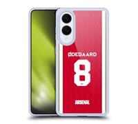 Head Case Designs Officially Licensed Arsenal FC Martin Ødegaard 2023/24 Players Home Kit Gel Case [Military Grade Protection] Compatible With Samsung Galaxy S25 Edge