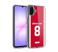 Head Case Designs Officially Licensed Arsenal FC Martin Ødegaard 2023/24 Players Home Kit Gel Case [Military Grade Protection] Compatible With Samsung Galaxy A07 4G