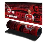 Head Case Designs Officially Licensed Arsenal FC Martin Ødegaard 2024/25 Crest Kit and Players Gaming Office Desk PC Keyboard Mouse Mat Pad 23.62 x 11.81 x 0.12 inches (600 x 300 mm) - L