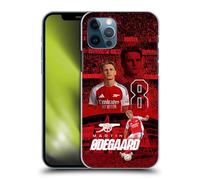 Head Case Designs Officially Licensed Arsenal FC Martin Ødegaard 2024/25 First Team Hard Back Case Compatible With Apple iPhone 12 / iPhone 12 Pro