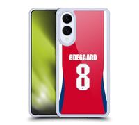 Head Case Designs Officially Licensed Arsenal FC Martin Ødegaard 2024/25 Players Home Kit Gel Case [Military Grade Protection] Compatible With Samsung Galaxy S25 Edge