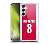 Head Case Designs Officially Licensed Arsenal FC Martin Ødegaard 2025/26 Players Home Kit 1st Group Gel Case [Military Grade Protection] Compatible With Samsung Galaxy A55 5G