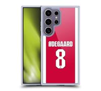 Head Case Designs Officially Licensed Arsenal FC Martin Ødegaard 2025/26 Players Home Kit 1st Group Gel Case [Military Grade Protection] Compatible With Samsung Galaxy S25 Ultra