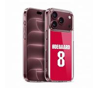 Head Case Designs Officially Licensed Arsenal FC Martin Ødegaard 2025/26 Players Home Kit 1st Group Gel Case [Military Grade Protection] Compatible With Apple iPhone 18 Pro