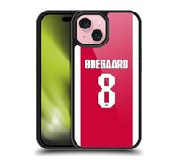 Head Case Designs Officially Licensed Arsenal FC Martin Ødegaard 2025/26 Players Home Kit 1st Group Gel Armour Case [Military Grade Protection] Compatible With Apple iPhone 15