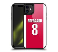 Head Case Designs Officially Licensed Arsenal FC Martin Ødegaard 2025/26 Players Home Kit 1st Group Gel Armour Case [Military Grade Protection] Compatible With Apple iPhone 11