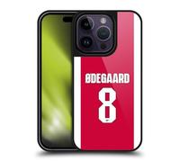 Head Case Designs Officially Licensed Arsenal FC Martin Ødegaard 2025/26 Players Home Kit 1st Group Gel Armour Case [Military Grade Protection] Compatible With Apple iPhone 14 Pro