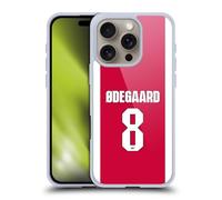 Head Case Designs Officially Licensed Arsenal FC Martin Ødegaard 2025/26 Players Home Kit 1st Group Gel Case [Military Grade Protection] Compatible With Apple iPhone 16 Pro