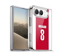 Head Case Designs Officially Licensed Arsenal FC Martin Ødegaard 2025/26 Players Home Kit Gel Case [Military Grade Protection] Compatible with Apple iPhone Duo and Compatible with MagSafe