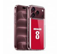 Head Case Designs Officially Licensed Arsenal FC Martin Ødegaard 2025/26 Players Home Kit Gel Case [Military Grade Protection] Compatible With Apple iPhone 18 Pro