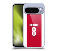 Head Case Designs Officially Licensed Arsenal FC Martin Ødegaard 2025/26 Players Home Kit Gel Case [Military Grade Protection] Compatible with Google Pixel 10 Pro XL and Compatible with MagSafe