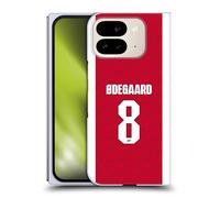 Head Case Designs Officially Licensed Arsenal FC Martin Ødegaard 2025/26 Players Home Kit Hard Back Case Compatible With Google Pixel 9 Pro Fold