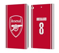 Head Case Designs Officially Licensed Arsenal FC Martin Ødegaard 2026/27 Players Home Kit 1st Group Leather Wallet Case Compatible With Apple iPad 9.7 2017 / iPad 9.7 2018