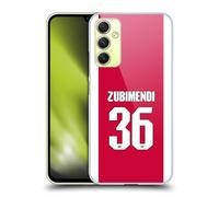 Head Case Designs Officially Licensed Arsenal FC Martín Zubimendi 2025/26 Players Home Kit 1st Group Hard Back Case Compatible With Samsung Galaxy A34 5G