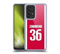 Head Case Designs Officially Licensed Arsenal FC Martín Zubimendi 2025/26 Players Home Kit 1st Group Gel Case [Military Grade Protection] Compatible With Samsung Galaxy A53 5G (2022)