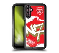 Head Case Designs Officially Licensed Arsenal FC N7 Graffiti Art Ultra-Armoured Shockproof Case [Military Grade Protection] Compatible With Samsung Galaxy A14 5G