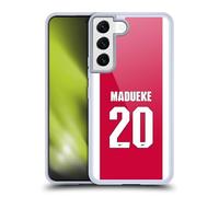 Head Case Designs Officially Licensed Arsenal FC Noni Madueke 2025/26 Players Home Kit 1st Group Gel Case [Military Grade Protection] Compatible With Samsung Galaxy S22 5G